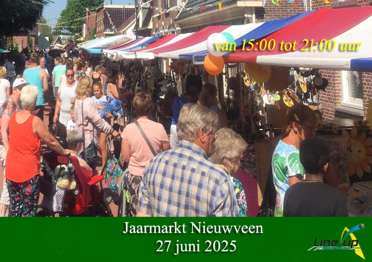 jaarmarkt nieuwveen 27 juni 2025