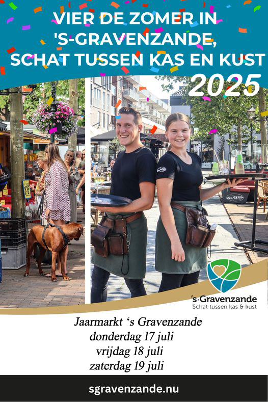 Jaarmarkt feestweek 's Gravenzande 17-18-19 juli 2025