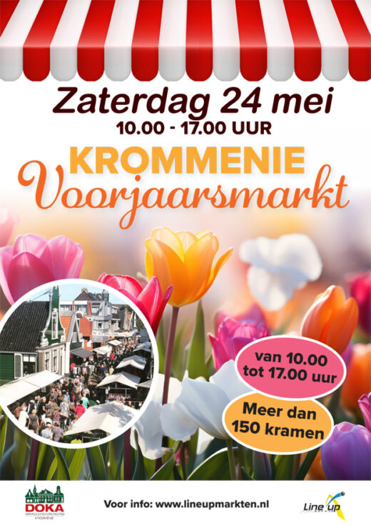 Voorjaarsmarkt Krommenie zaterdag 24 mei 2025