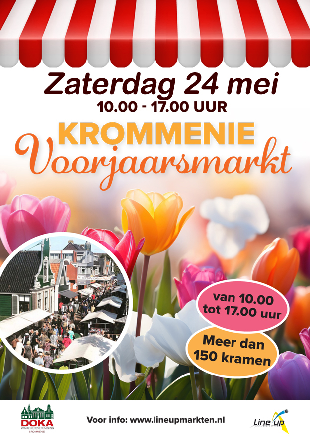 Voorjaarsmarkt Krommenie zaterdag 24 mei 2025